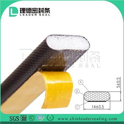 Burlete de espuma autoadhesivo para protección contra la intemperie